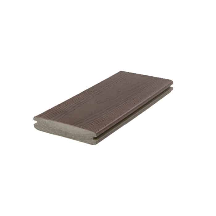 Optima Dekk Grooved Dark Mahogany composite decking product image