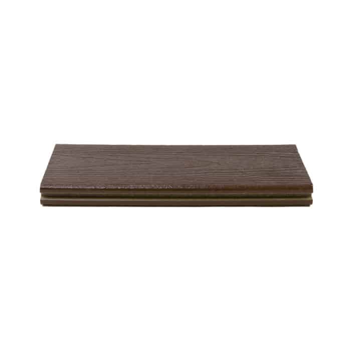 Optima Dekk Grooved Dark Mahogany composite decking product image