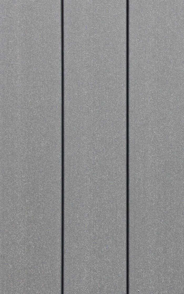 Large image of driftwood gray traction finish Duxxbak decking boards.