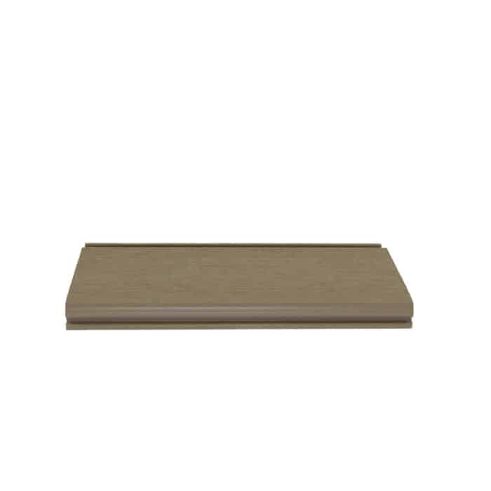 DuxxBak Dekk board profile image showing cool sand color view of side two